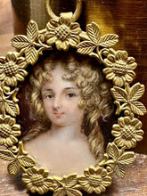 Load image into Gallery viewer, Antique Painted Miniature Portrait Pos Marie Anne Fragonard French Artist Rare