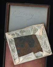 Load image into Gallery viewer, 1/6 1840s Daguerreotype ID'd HOVEY Man San Antonio Texas Estate Honeycomb Mat