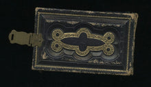 Load image into Gallery viewer, Gem Tintype Photo Album 46 Gems Including Little Girl Holding China Doll 1860s