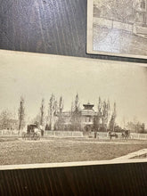 Load image into Gallery viewer, Lot of 3 Aurora Illinois House 1860s CDV Photo Victorian Civil War Architecture