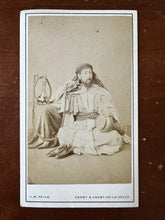 Load image into Gallery viewer, Two Rare CDV Photo of Mustafa Ben-Yusuf England 1870s Muslim Arab in England
