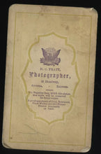 Load image into Gallery viewer, Rare c1870 CDV First Mail & Passenger Train / Railroad Int Unusual Silhoutte Art