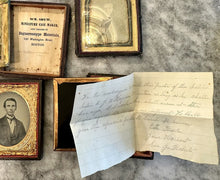 Load image into Gallery viewer, Lot Of 4 Daguerreotypes & Ambrotypes Shew Sealed Note ID’d Women 1850s
