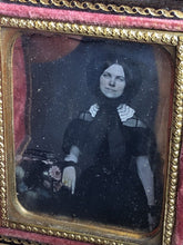 Load image into Gallery viewer, Beautiful Woman 1/9 Daguerreotype Tinted 1850s
