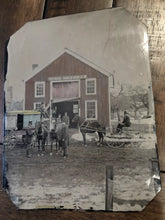 Load image into Gallery viewer, Remarkable Full Plate Tintype Photo Harness Shop & Photographer Studio Tinted