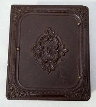 Load image into Gallery viewer, 1/9 Ambrotype Civil War Era Sailor Wearing Earrings! Union Case