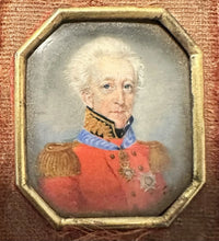Load image into Gallery viewer, 18th / 19th Century British Military Miniature Portrait Painting 1700s Antique