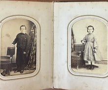 Load image into Gallery viewer, Newton New Jersey Family Album 48 CDV Tintype Photos Civil War Tax Stamps 1860s
