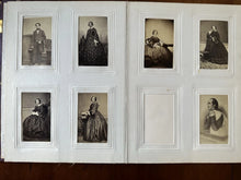 Load image into Gallery viewer, Beautiful Antique Photo Album 1860s CDV Political Royalty Religious Pope Rare