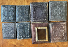 Load image into Gallery viewer, Lot Of Antique Photos Of Men Incl Sheriff / Police Ambrotype Tintype 1850s 1860s