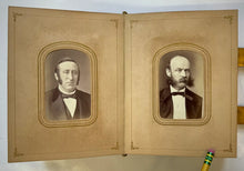Load image into Gallery viewer, Important Photo Album / 51 CDVs of the 1871 Massachusetts Senate