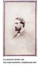 Load image into Gallery viewer, V RARE Colonel John Fitzroy DeCourcey 16th OVI Ohio Volunteers Soldier CDV PHOTO