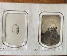 Load image into Gallery viewer, 1860s Photo Album Civil War Soldier Andersonville POW Mourning ID'd Quaker Fam