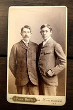 Load image into Gallery viewer, RARE CDV Photo Theosophical Society Pres Military Historian Arthur Conger & Bro