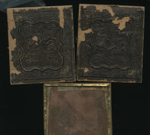 Load image into Gallery viewer, Unusual Mat Stamped with #25 - 1/6 Daguerreotype Of A Man Rare Ooak