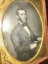 Load image into Gallery viewer, Half Plate Daguerreotype Shipwright Rodney Park Lu Gar Brooklyn New York Dated 1855