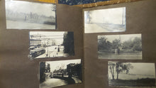 Load image into Gallery viewer, Circa 1910's Antique PHOTO ALBUM & PHOTOS Family, Children, Women, Animals
