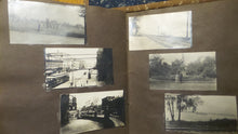 Load image into Gallery viewer, Circa 1910's Antique PHOTO ALBUM & PHOTOS Family, Children, Women, Animals