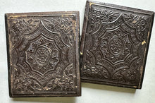 Load image into Gallery viewer, 1/6 Daguerreotype Photo Little Boys Cadets Affectionate Pose Sealed Rare Case