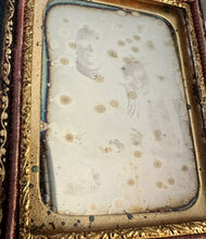 Load image into Gallery viewer, Daguerreotype Mother & Daughter Great Affectionate Pose Missouri Estate 1850s
