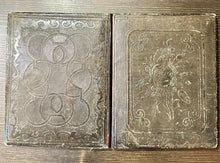 Load image into Gallery viewer, Half Plate Daguerreotype Affectionate Man & Woman / Husband & Wife Leather Case