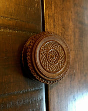 Load image into Gallery viewer, Double Round OREO Case with Tintype Photos DOUBLE THICK Rare Gutta Percha 1860s