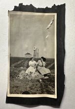 Load image into Gallery viewer, Original 1910s Snapshot Photo Girls Women Kissing / Girlfriends GOODNIGHT TEXAS
