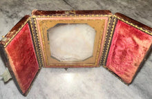 Load image into Gallery viewer, Beautiful Woman in Rare Double Door "LARWILL" Style Case 6th Plate Daguerreotype