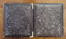 Load image into Gallery viewer, ID'd Baby Dag Dated 1858 Unusual Little Window Mat 1/6 Daguerreotype HEAVY!