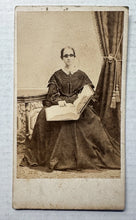 Load image into Gallery viewer, RARE CDV Blind Educator Laura Bridgman +++ Ambrotype of Brother John D Bridgman