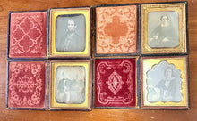 Load image into Gallery viewer, Lot Of 4 Daguerreotype Photo From Philadelphia Estate 1800s Woman Men