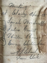 Load image into Gallery viewer, Excellent 1/4 Group Daguerreotype "Meeting at Clark's" w ID'd Kids 1800s Photo