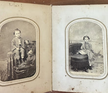 Load image into Gallery viewer, Newton New Jersey Family Album 48 CDV Tintype Photos Civil War Tax Stamps 1860s