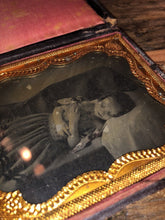 Load image into Gallery viewer, Post Mortem Ambrotype Photo 1850s
