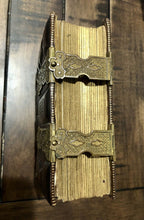 Load image into Gallery viewer, Empty 1860s Leather Photo Album Holds 50 CDVs or Tintype Photos