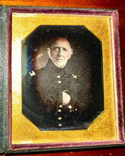 Load image into Gallery viewer, Plumbe Daguerreotype ID'd General Walter Gwynn Richmond Virginia 1840s Soldier