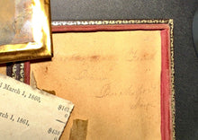 Load image into Gallery viewer, 1/6 Daguerreotype Photo ID'd Maine Boy Harry Doane Died Young Sad Fam History