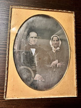 Load image into Gallery viewer, Half Plate Daguerreotype of a Man & Woman / Husband & Wife Virginia Estate 1850