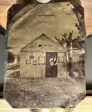 Load image into Gallery viewer, RARE TINTYPE PHOTO LOT OUTDOOR STUDIO GALLERY LOUISVILLE KENTUCKY 1860s CAMERA
