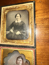 Load image into Gallery viewer, Lot Of 4 Daguerreotype Photo From Philadelphia Estate 1800s Woman Men