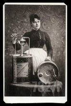 Load image into Gallery viewer, Adams & Westlake 1890 Oil Hurricane Lamp Railroad Advertising Photo Rare Antique