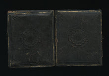 Load image into Gallery viewer, Daguerreotype Affectionate Twins Sisters / Women By Virginia Photographer Pratt