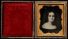Load image into Gallery viewer, 1850s Daguerreotype 1820s Painting Pretty Woman Long Curls in Hair