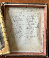 Load image into Gallery viewer, Two ID'd Smith Sisters 1/6 Plate Ambrotype Identified New York Cute Little Girls