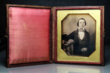 Load image into Gallery viewer, 1840s Daguerreotype Photo School Boy Leather Shew Case