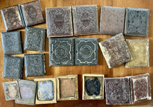Load image into Gallery viewer, Lot Of Daguerreotypes And Ambrotypes Cased And Loose