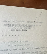 Load image into Gallery viewer, Mexican American War Colonel Edward G.W. Butler Photo Obituary New Orleans Rare
