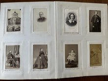Load image into Gallery viewer, Beautiful Antique Photo Album 1860s CDV Political Royalty Religious Pope Rare