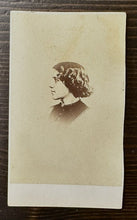 Load image into Gallery viewer, 1860s CDV Anna Dickinson Abolitionist Women's Suffrage Rare Gettysburg Imprint