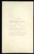 Load image into Gallery viewer, Rare Outdoor Street View Aurora Illinois 1860s Storefront Signs CDV Photo